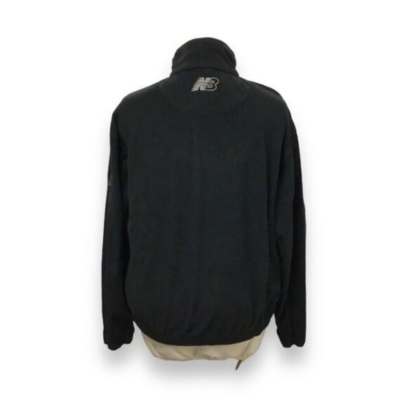 New Balance Mens Full Zip Active Lightweight Fleece Jacket, Black, size L - Picture 5 of 7